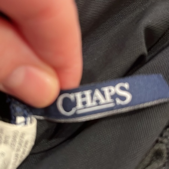 CHAPS womens one piece swimsuit size 16 W. - Picture 4 of 11